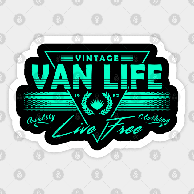 Van Life Sticker by Tshirt Samurai